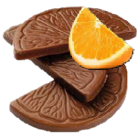 Glass apelsinchoklad
