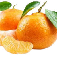 Glass mandarin sorbe