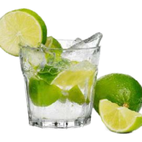 Glass mojito