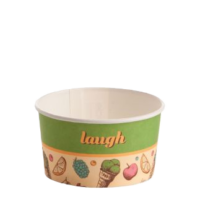 Tillbehör ice cream paper cup 170 cc pap pe matt groovy