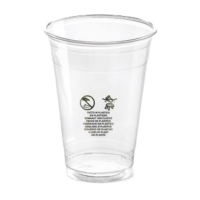 Tillbehör kristall glass 16oz 400cc r pet transparent